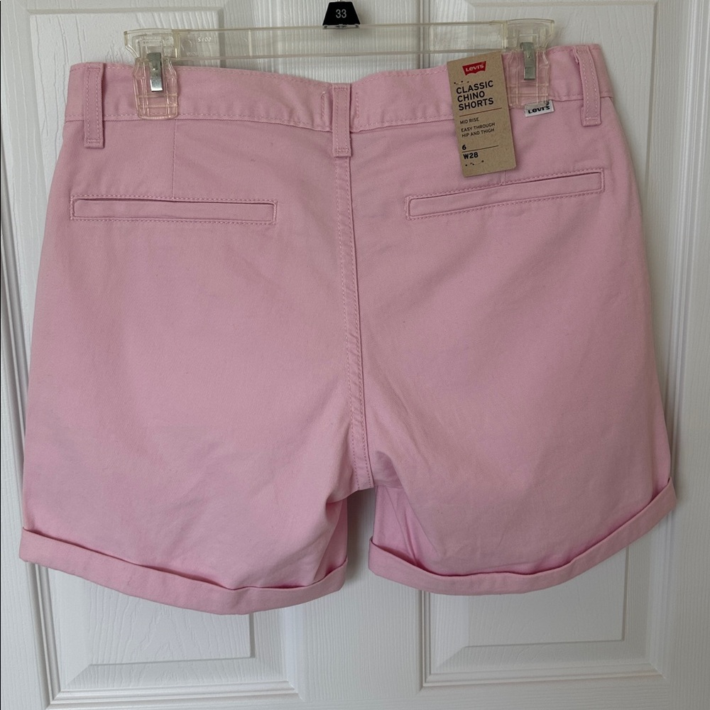Levi's Light Pink Women's Bermudas - Picture 3 of 14